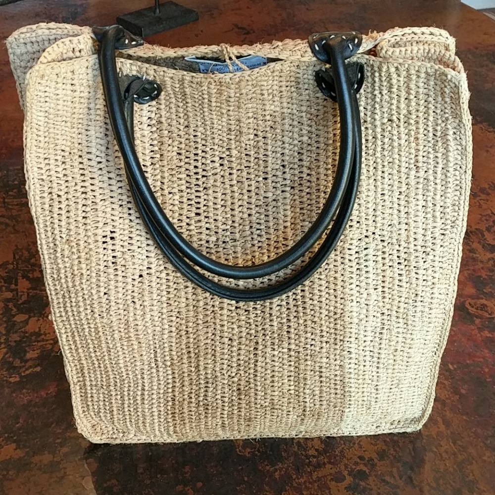 Annabel Ingall Raffia Tote